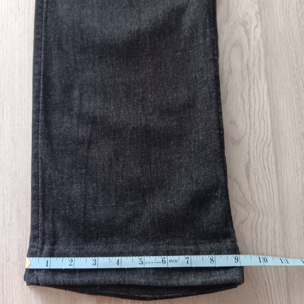 Banana Republic Martin Fit Cotton Novelty Denim Mid-Rise Dark Grey Pant Size 10R - Picture 7 of 15